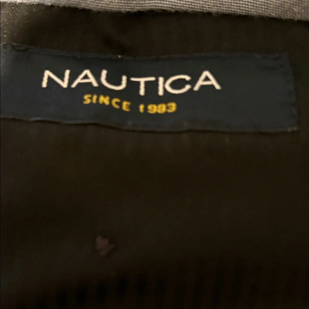 Nautica 40 Regular Men's Black Suit slacks 34x32 - Picture 3 of 5